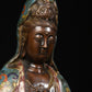 Avalokiteshvara Bodhisattva (Guanyin Bodhisattva) Buddha Statue Cloisonné Pure Copper Oriental Artwork Oriental Aesthetics