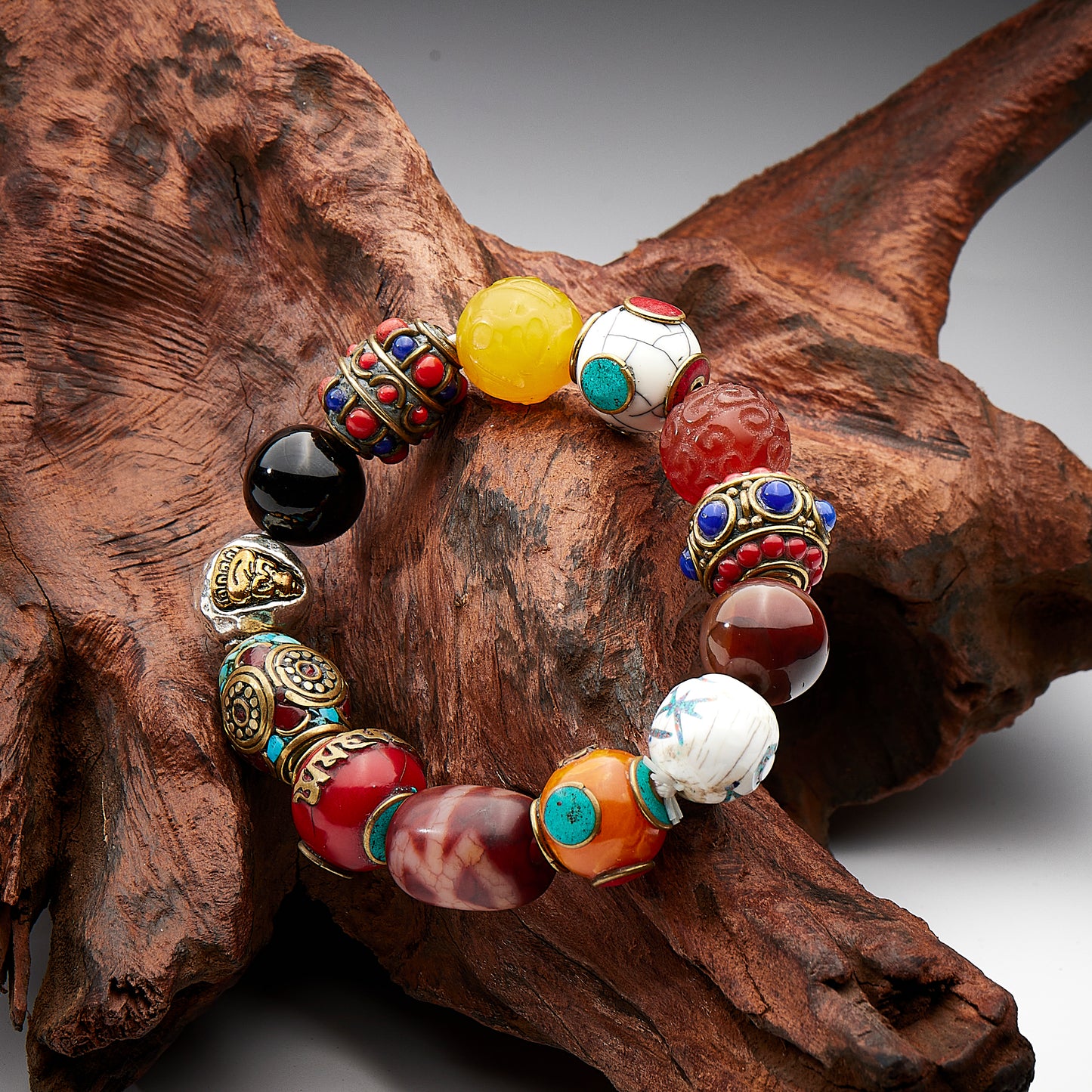 Courage Energy Tibetan Treasures Bracelet