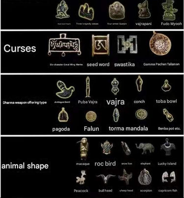 Mythic Thokcha  Makara Ritual Blade Amulet Necklace