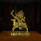 Qing Dynasty Statue of Goddess of Auspiciousness Antique Tibetan Buddhist Statue Pure Gold Tibet Pure Tibetan