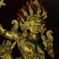 Qing Dynasty Statue of Goddess of Auspiciousness Antique Tibetan Buddhist Statue Pure Gold Tibet Pure Tibetan