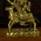 Qing Dynasty Statue of Goddess of Auspiciousness Antique Tibetan Buddhist Statue Pure Gold Tibet Pure Tibetan