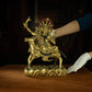 Qing Dynasty Statue of Goddess of Auspiciousness Antique Tibetan Buddhist Statue Pure Gold Tibet Pure Tibetan