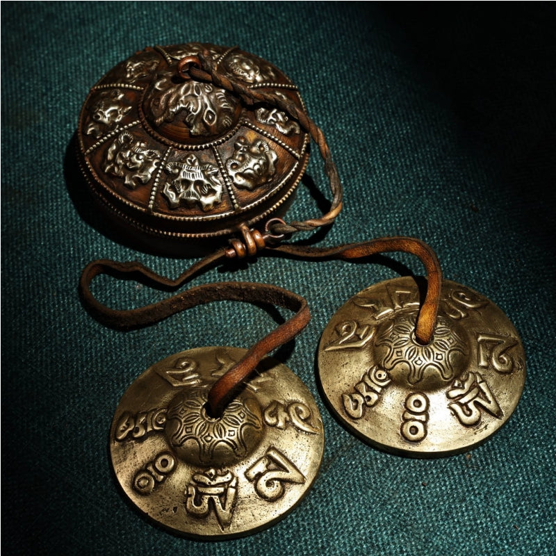 Brass Tibetan Tingsha Cymbals puretibetan