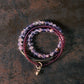 Spiritual Harmony Amethyst Ghost and Garnet Bracelet with Copper