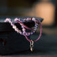 Spiritual Harmony Amethyst Ghost and Garnet Bracelet with Copper