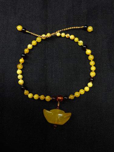 【Unique Item】 Amber ingot anklet