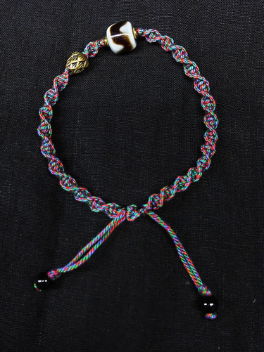 【Unique Item】"Fortune Powerhouse" Tiger Tooth Dzi Anklet