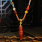 Spiritual Energy Five Eyes Dzi Beads Necklace