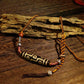 Nine Eyes Dzi Beads - Tibetan Millennium Dzi Beads - Handmade Rope