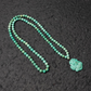 "Phoenix Energy Turquoise Necklace with Hand-Carved Tibetan Craftsmanship"