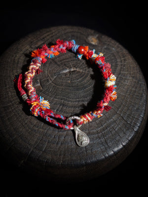 Love Harmony Handwoven Tibetan Cotton Rope Bracelet