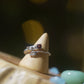 Plenty Wealth Bloom Garnet Rings