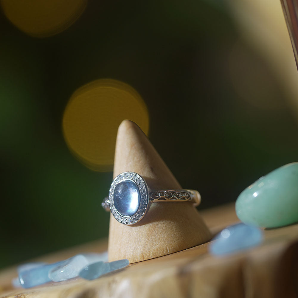 Harmony's Essence Aquamarine Rings