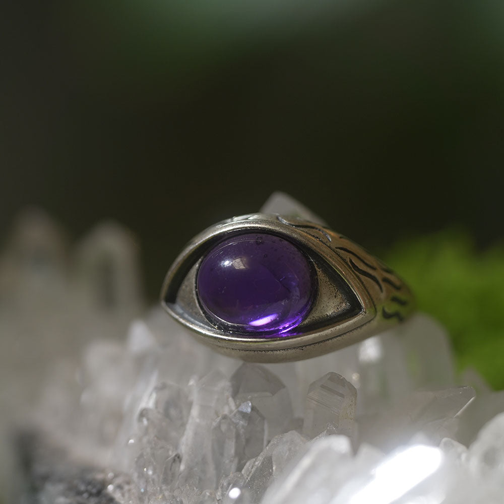 Energy Surge Amethyst Rings