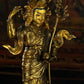 Qing Dynasty Padmasambhava Yellow Lima Bronze Tibetan Antique Buddha Statue Form Nyingma Ri Rang Monastery