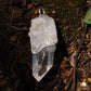 Healing Waves of Light Clear Quartz Sterling Silver Crystal Pendant