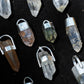 Healing Waves of Light Clear Quartz Sterling Silver Crystal Pendant