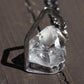 Healing Waves of Light Clear Quartz Sterling Silver Crystal Pendant