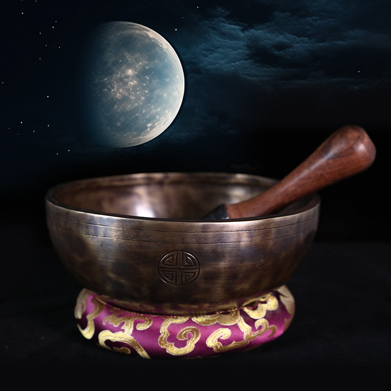 Full Moon Singing Bowl-Meditation series-OM Mani puretibetan