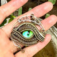 Bruce Eye Peridot Copper Pendant