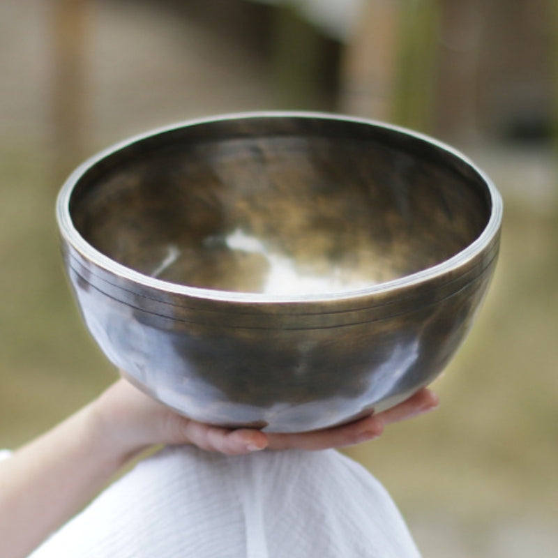 Thick Sirius Handcrafted Chakra Tibetan Singing Bowl Meditation Healing Pure Copper Ritual puretibetan