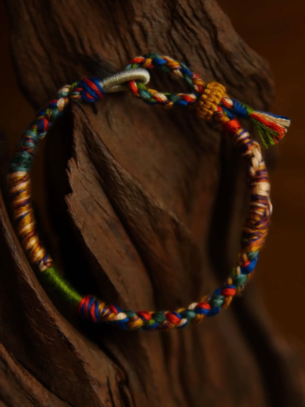 Tibetan Handwoven Five Sacred Colors Fortune Bracelet