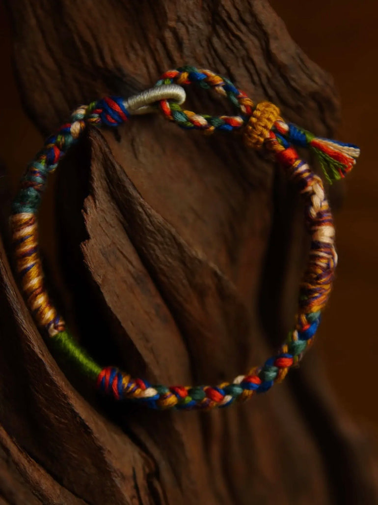 Tibetan Handwoven Five Sacred Colors Fortune Bracelet