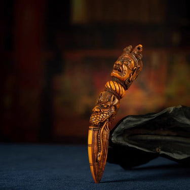 Tibetan Aged Material Vajra Phurba Ritual Dagger from Tibet