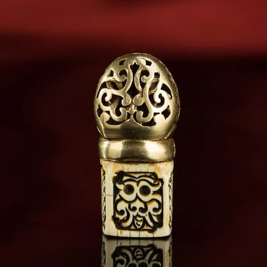 Tibetan Old cooper Ritual Seal Amulet from Tibet