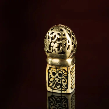 Tibetan Old cooper Ritual Seal Amulet from Tibet