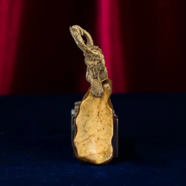 Qing Dynasty Tibetan Jade-Transformed Old Material Three Realms Amulet Pendant from Tibet