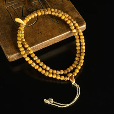 Qing Dynasty Tibetan Double-Strand 108-Bead Mantra Mala from Tibet