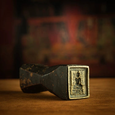 Qing Dynasty Tibetan Longevity Buddha Tsa-Tsa Mold from Tibet