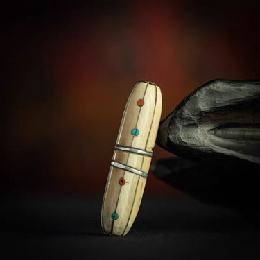 Qing Dynasty Tibetan 12-Eyed Dzi Pendant from Tibet