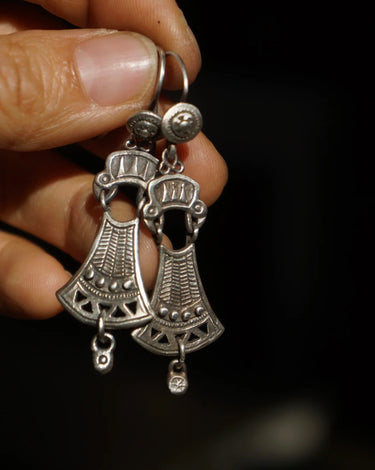 Elegant Vintage Earrings | Sterling Silver Material