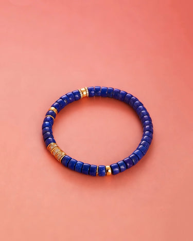 Inner Balance Bracelet | Lapis Lazuli & Gold-Plated Silver