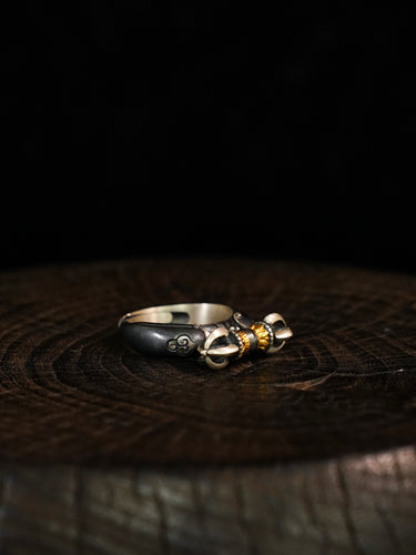 Steadfast Vajra Silver Ring