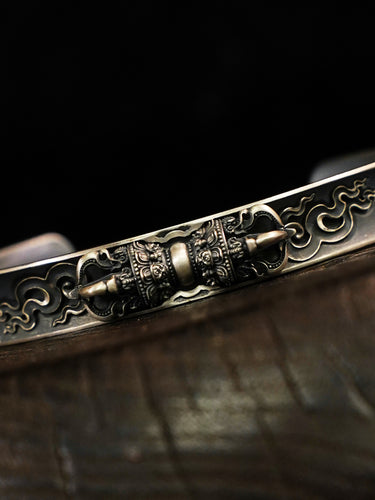 Power Protector Vajra Pure Silver Bracele