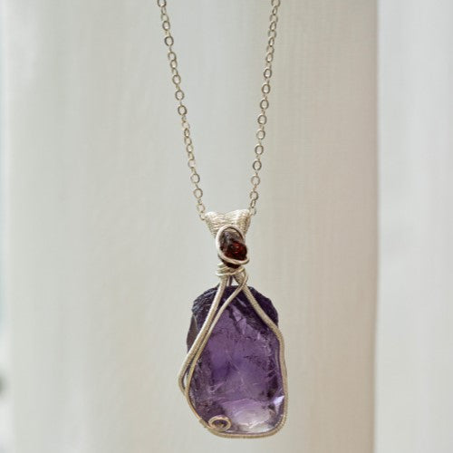 Harmony Soul Balance Amethyst Pendant