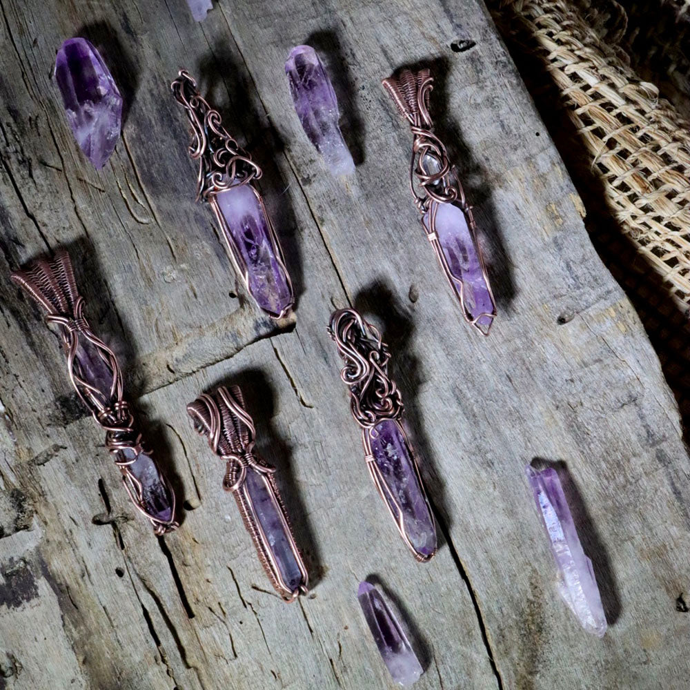 Zen Aura Essence Amethyst Pendant