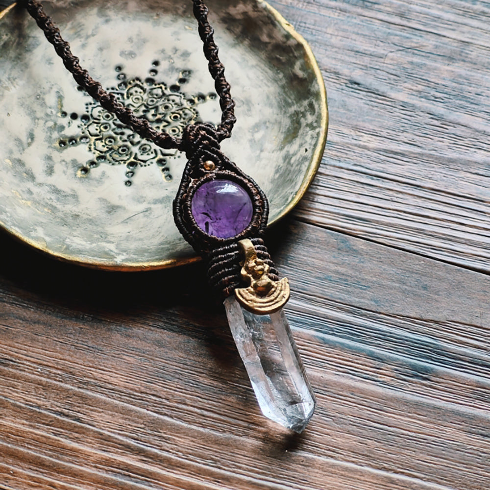 Himalayan Serenity Clear Quartz Pendant