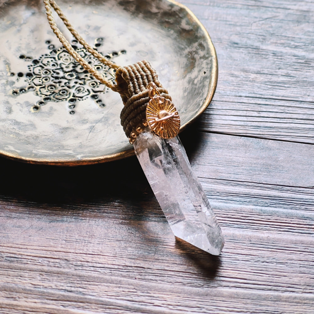 Himalayan Serenity Clear Quartz Pendant