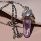 Guardian Amethyst Prayer Wheel Pendant