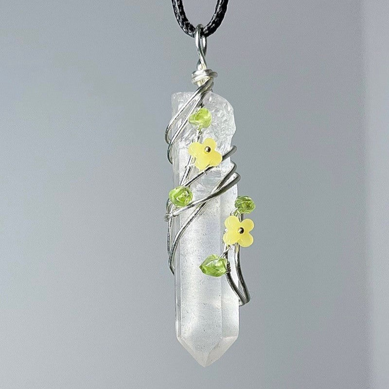 Cupid's Blessing Clear Quartz Necklace