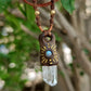 Healing EnergyTibetan Herbal & Clear Crystal Essence Energy Amulet