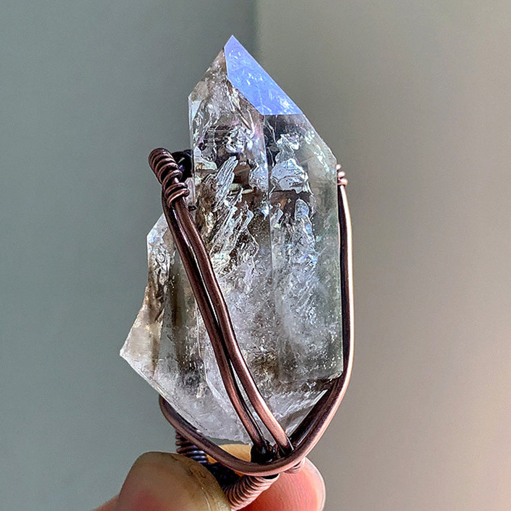 Force Amplifier Clear Quartz Pendant