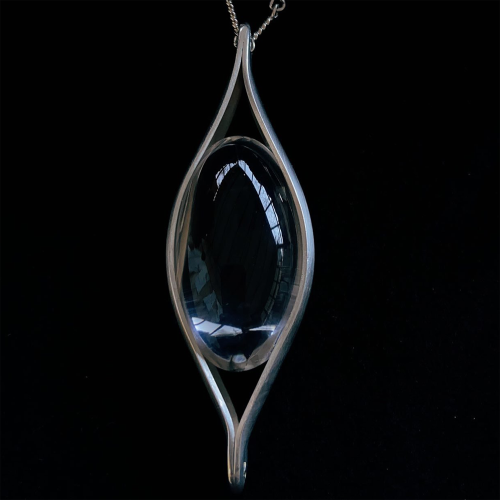 Tranquil Aura Clear Quartz Pendant