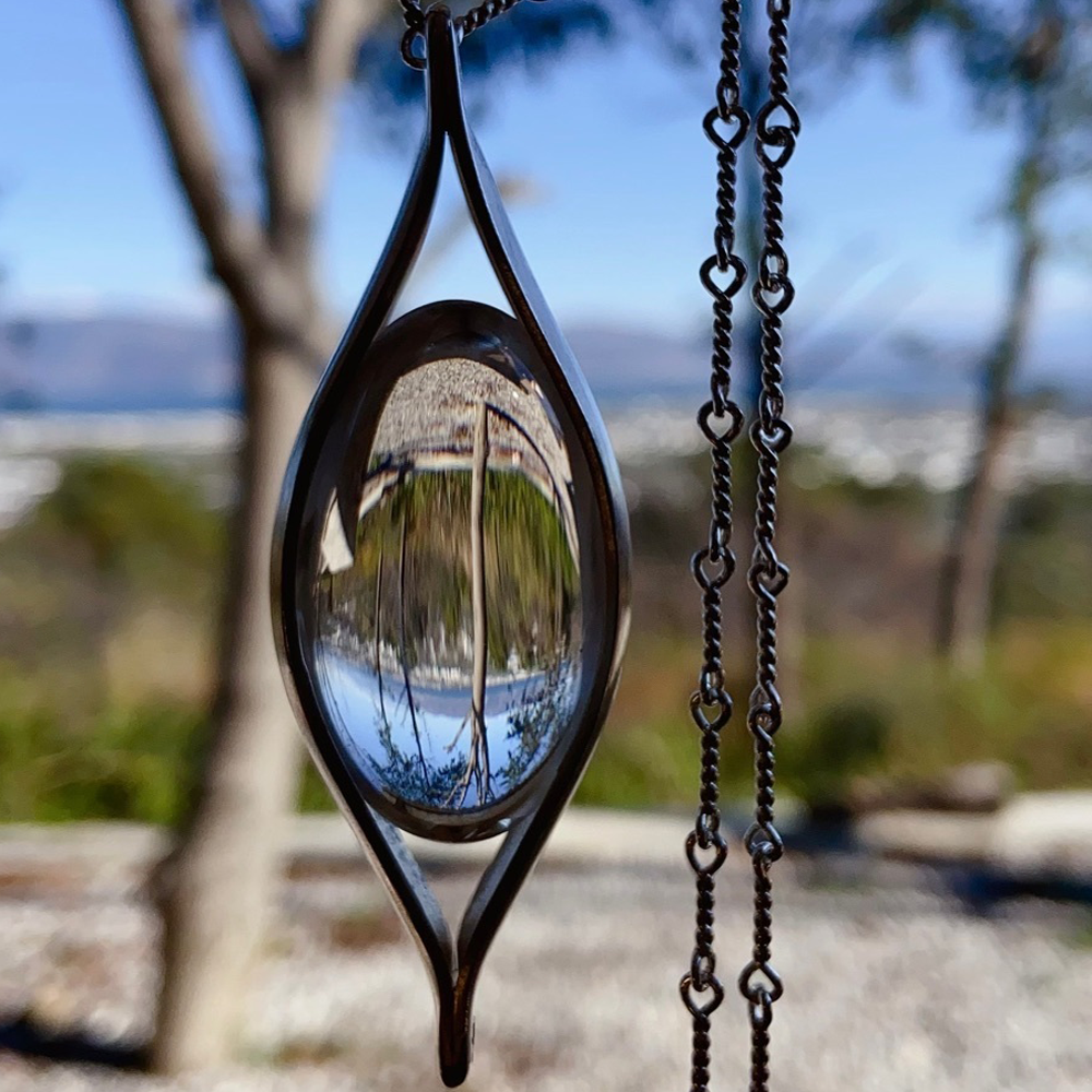 Tranquil Aura Clear Quartz Pendant