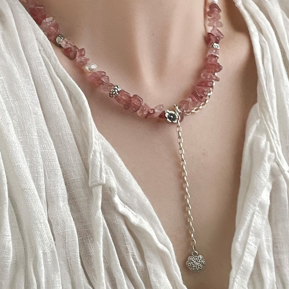 Soulful Connection Rose Quartz Necklace